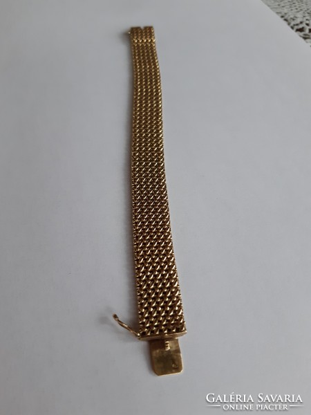Milanese gold bracelet