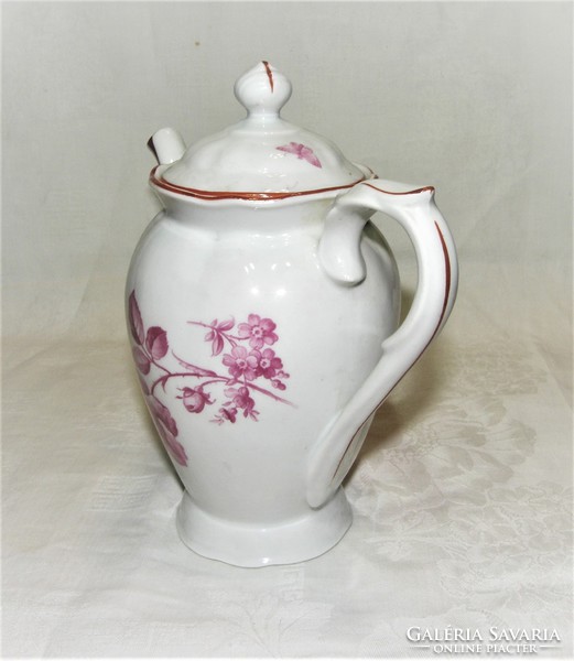 Antique carl teichert meissen - tea or coffee spout - jug