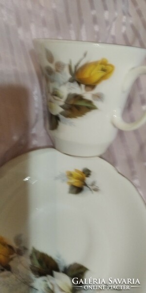 Angol sárga rózsás Royal gyűjtői csésze
