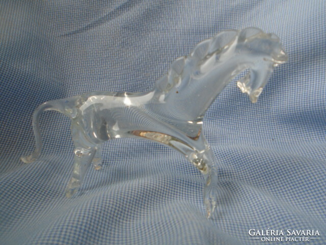 Francia Lalique? kristály üveg csikó