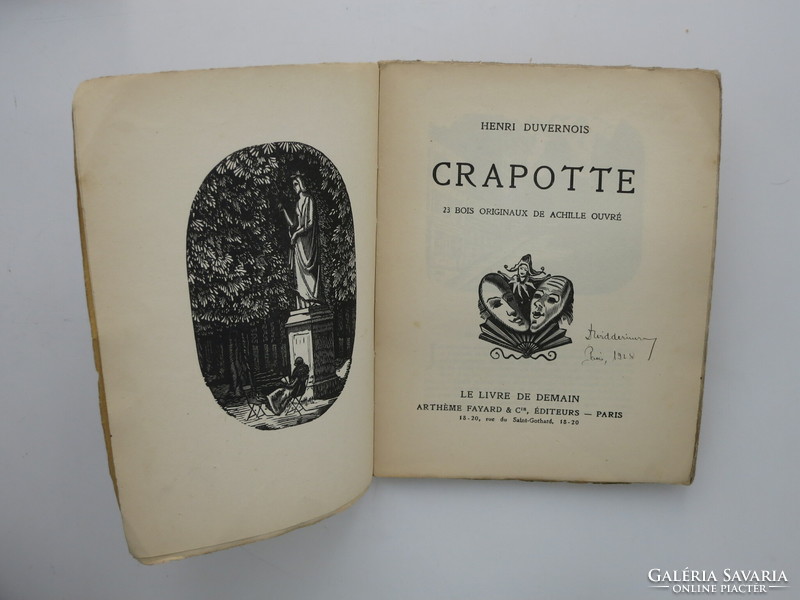 Les amours d'un poète. Dessins de victor hugo - antique French, with woodcuts