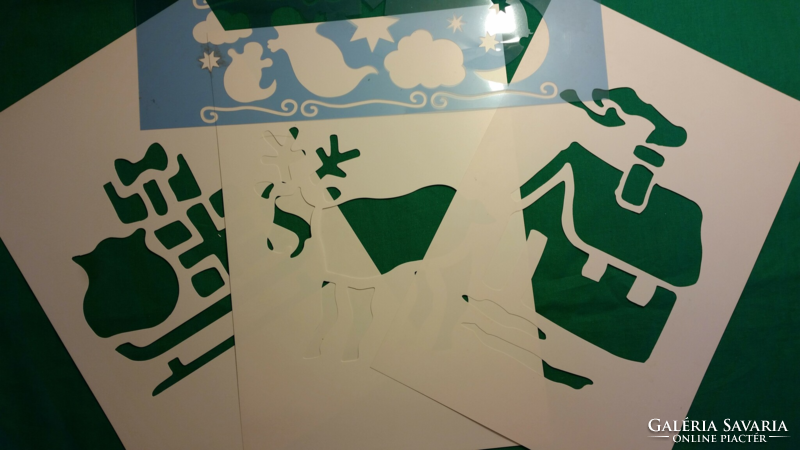 Christmas templates, stencils for decorating, 22 x 35 cm