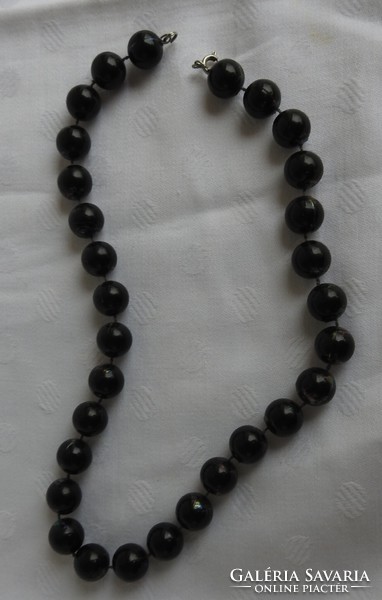 Black string necklace