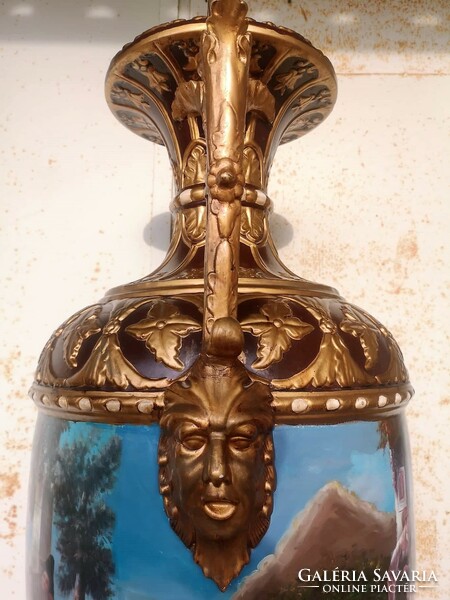 115 Cm. Classicist style vase / italia.