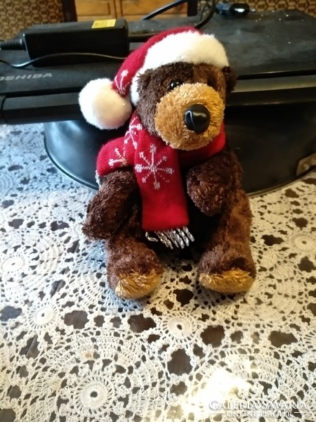 Plush Christmas teddy bear, negotiable