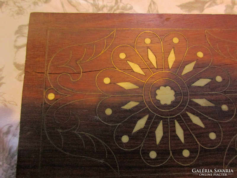 Old Indian inlaid gift box
