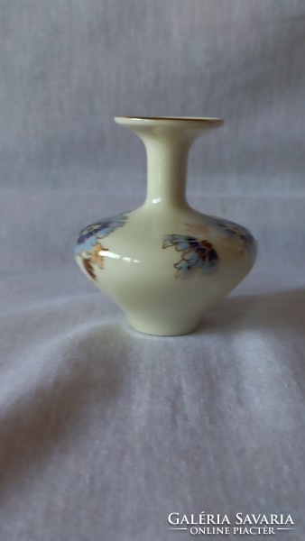 Zsolnay cornflower fiber vase