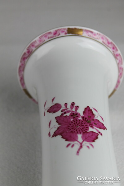 Herend Appony pattern vase purple 24 cm