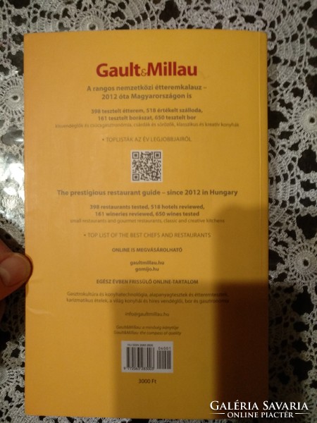 Gault & millau: Hungary restaurant guide, negotiable