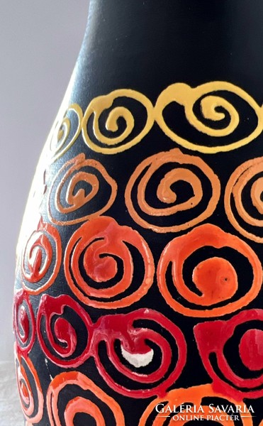 Rare vase by Alvino bagni - mid-century modern