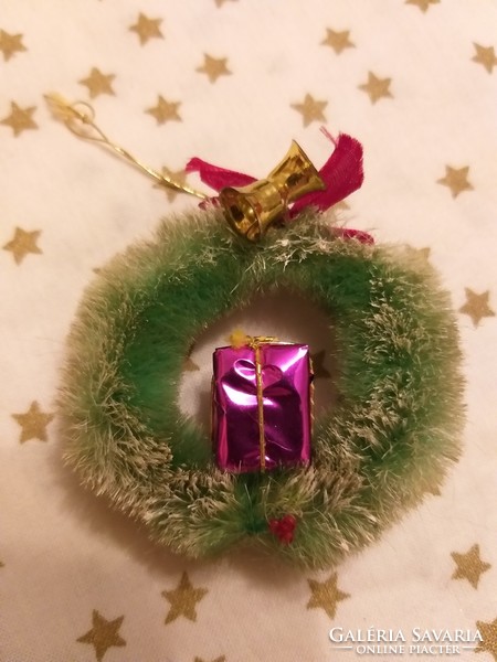Retro wire wreath Christmas tree ornament Christmas decoration