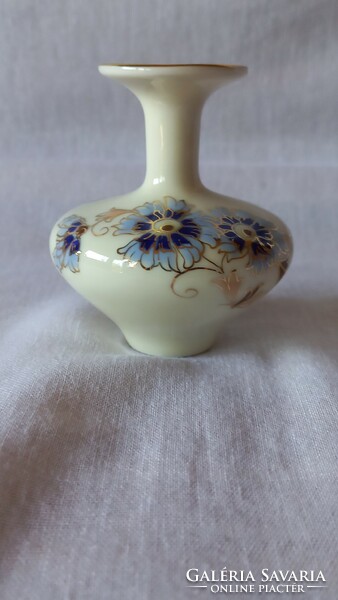 Zsolnay cornflower fiber vase