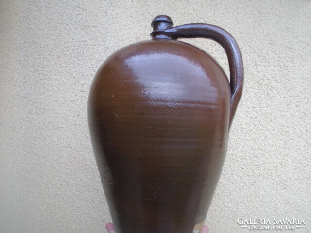 Roman style copy, huge ceramic jug with a handle, spout, flawless, approx. 10 Liter