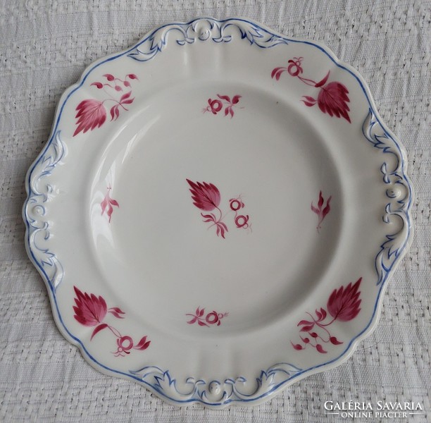 Alt Wien antik bécsi porcelán tányér 1843 biedermeier időszakból hibátlan állapotban