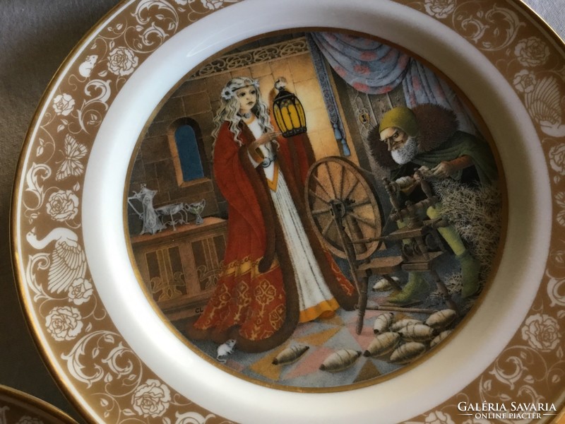 Franklin 20 cm porcelain 12 pcs. Grimm fairy tale series, showcase quality (28)