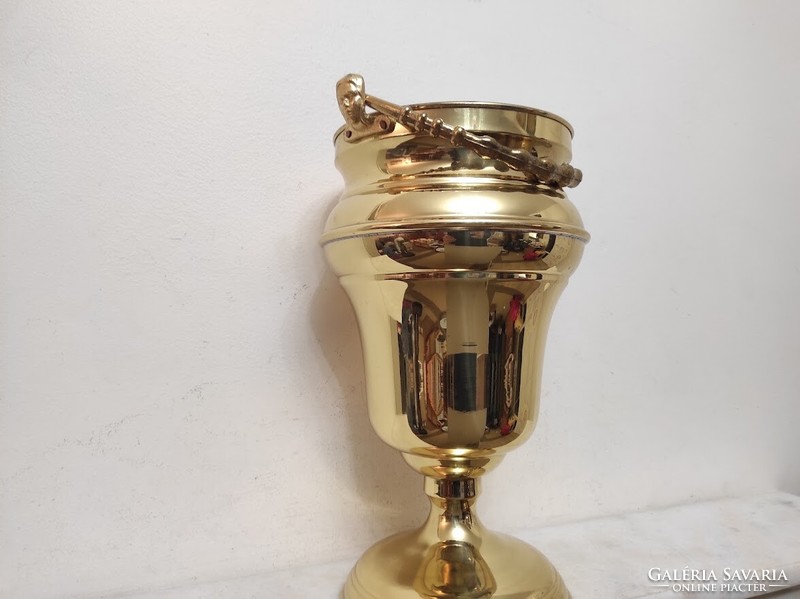 Antique champagne bucket inside tinned brass champagne drink ice holder 376 6238