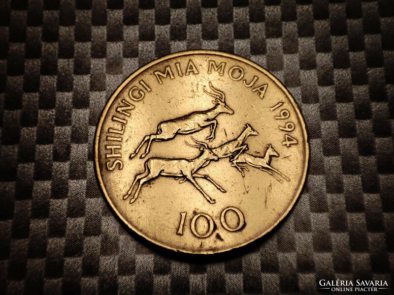 Tanzánia 100 shillings, 1994