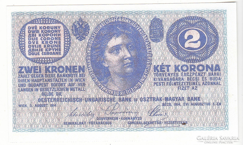 Ausztria REPLIKA 2 korona  1914