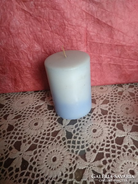 Color transition blue candle, festive decoration, recommend!