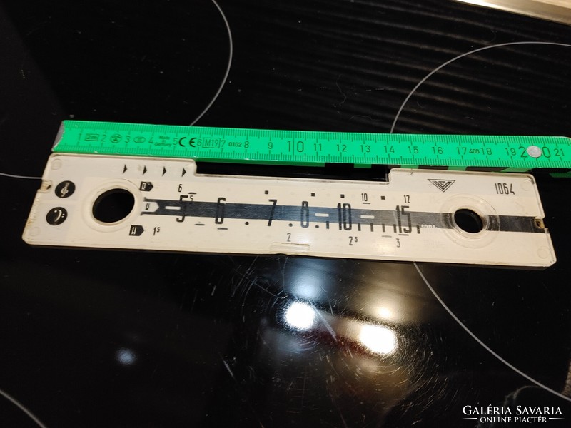Old radio glass scale glass ar 321 orion vt1064