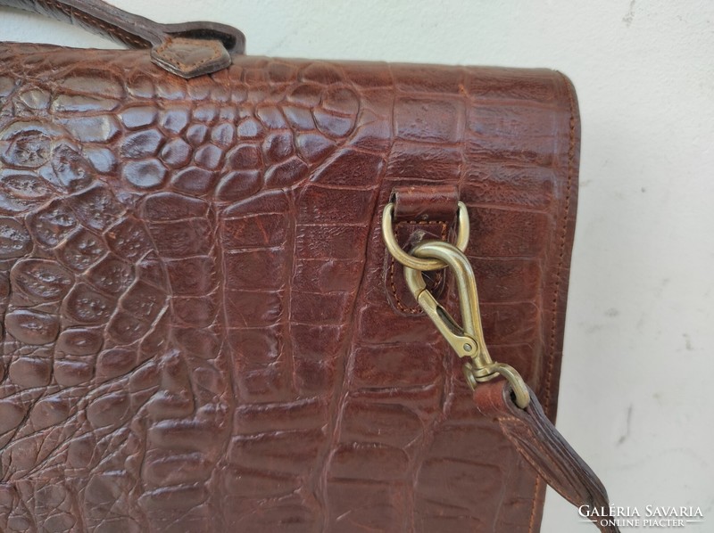 Antique leather bag in perfect condition with briefcase key 859 6322