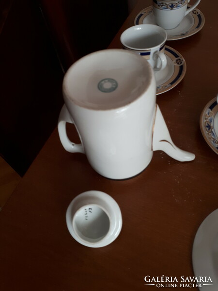 Antique coffee set porcelain set for 7 people