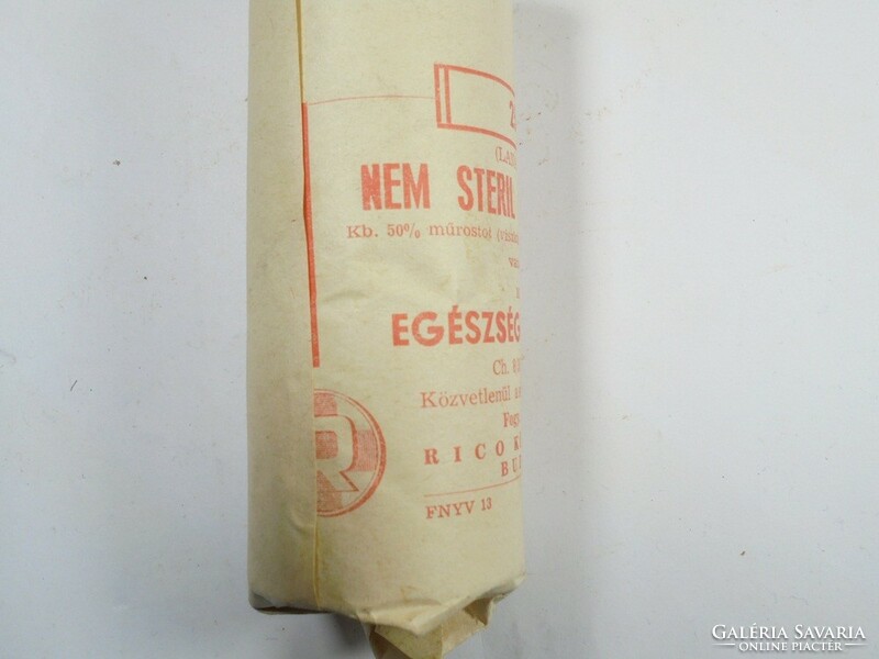 Retro non-sterile mixed cotton - rico bandages Budapest - from 1980