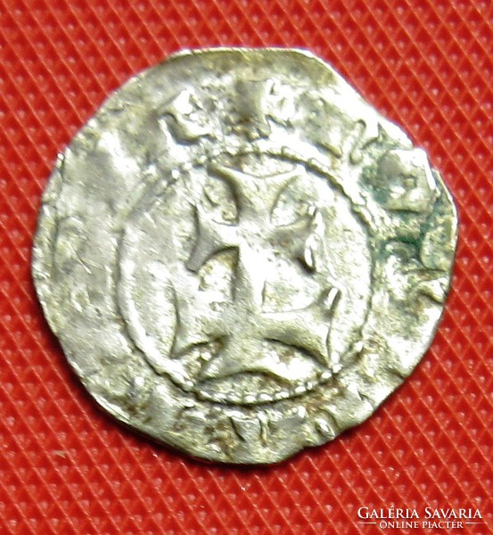Mary / 1382-1387 / 1395 silver denarius hunger 443