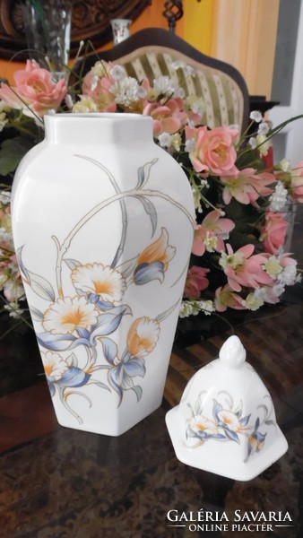 Aynsley  -Just Orchids - sorozatból angol porcelán váza
