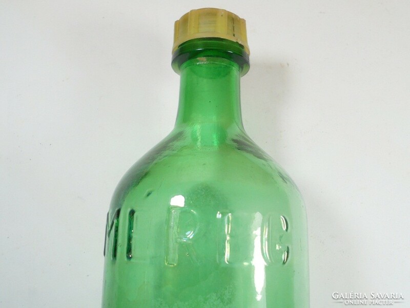 Retro HYPO üveg palack flakon domború felirat - Vegyicikkeket kiszerelő vállalat- 1960-as évekből