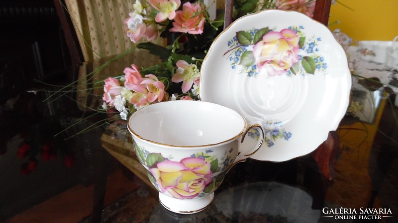 Royal Vale English porcelain coffee/tea duo