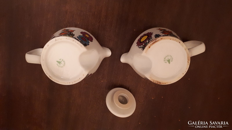 Retro hollóházi Seherezádé kávéfőzőhöz való porcelán kiöntő