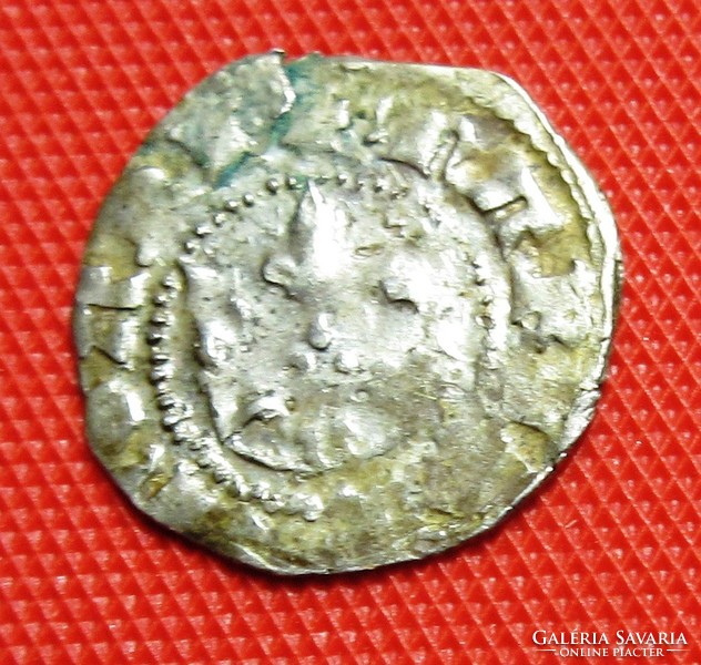 Mary / 1382-1387 / 1395 silver denarius hunger 443