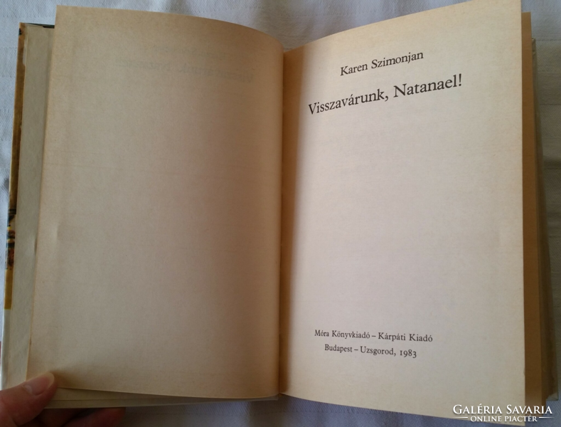 Karen Szimonjan: Visszavárunk, Natanael! > Gyermek- és ifjúsági irodalom >