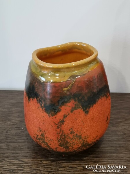 German ceramic vase by Ruscha (Kurt Schörner), a collector's item with a rare design