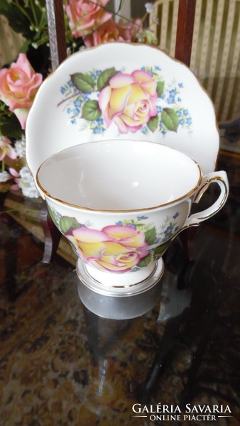 Royal Vale English porcelain coffee/tea duo