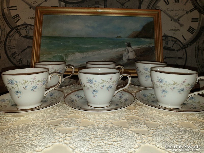 English teacups, 6 pcs