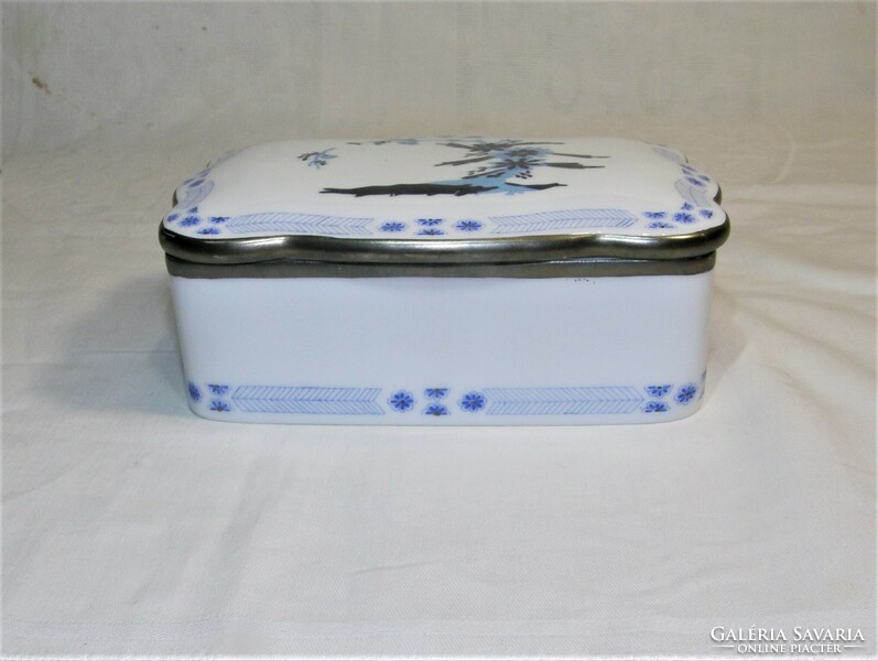 Herend Malév porcelain box - bonbonnier - jewelry holder