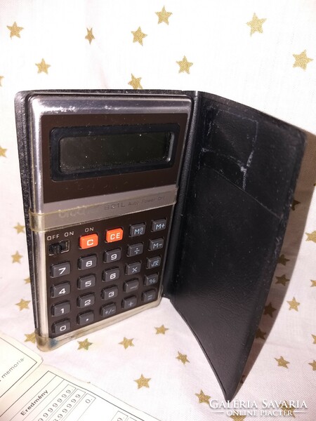 BROTHER 821L régi, retro zseb számológép (RITKA, Made in Japan, 1979)