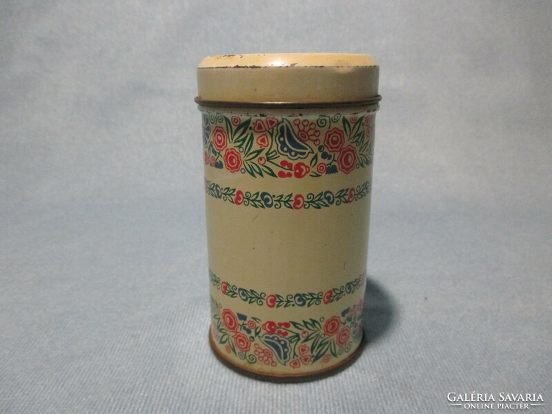 Old small metal box, spice holder