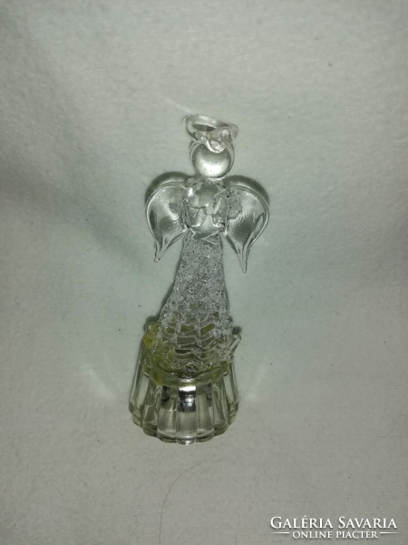 Glass angel with led burner