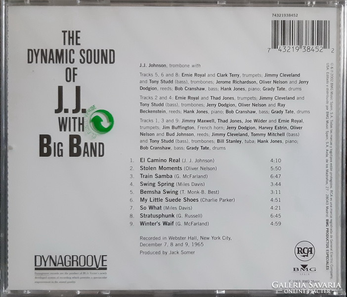 JAY JAY JOHNSON   - JAZZ CD
