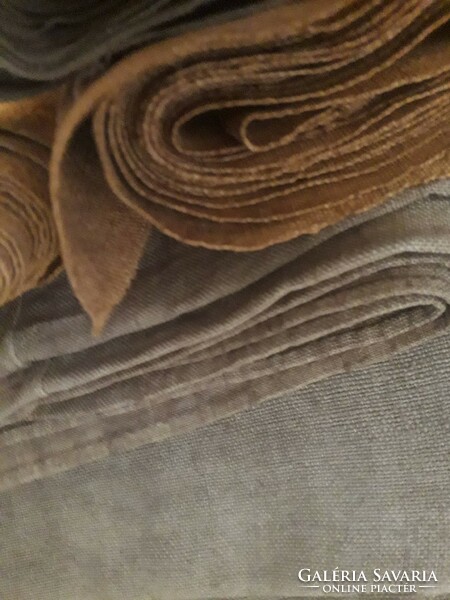 Home-woven linen material