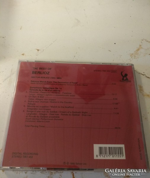 The best of Berlioz cd. ajánljon!