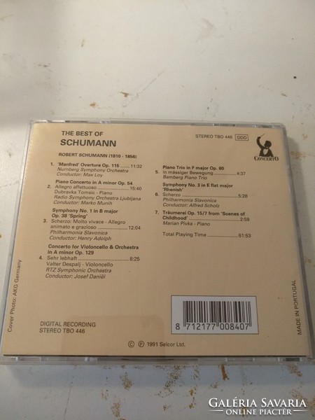 The best of Schumann cd. ajánljon!