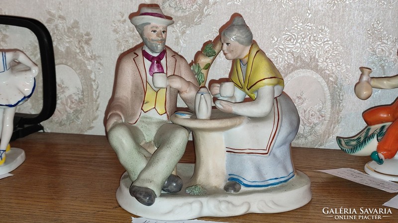 Tea room | cafe elderly couple porcelain