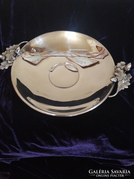 Silver (925) Spanish hunter serving bowl (503.2 gr.)