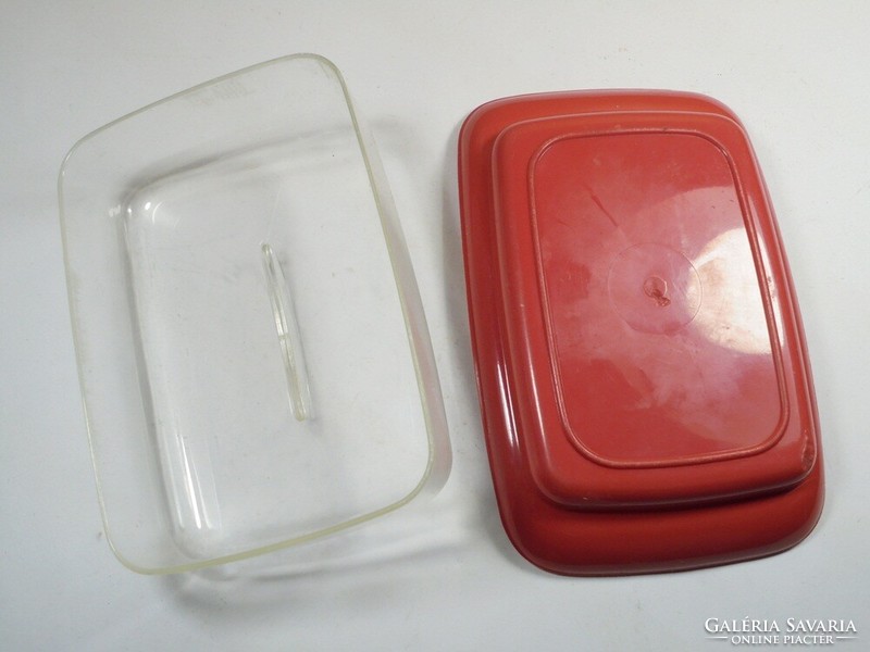 Retro plastic butter container - from the 1970s