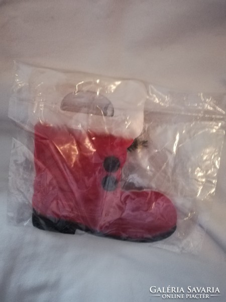Gift bag in the shape of a Christmas boot