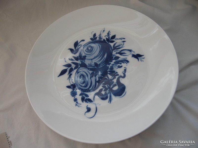 2 pcs rosenthal studio-linie blue rose big bowl björn wiinblad romance rhabsody blue